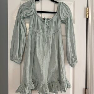 Free people aqua beach dress